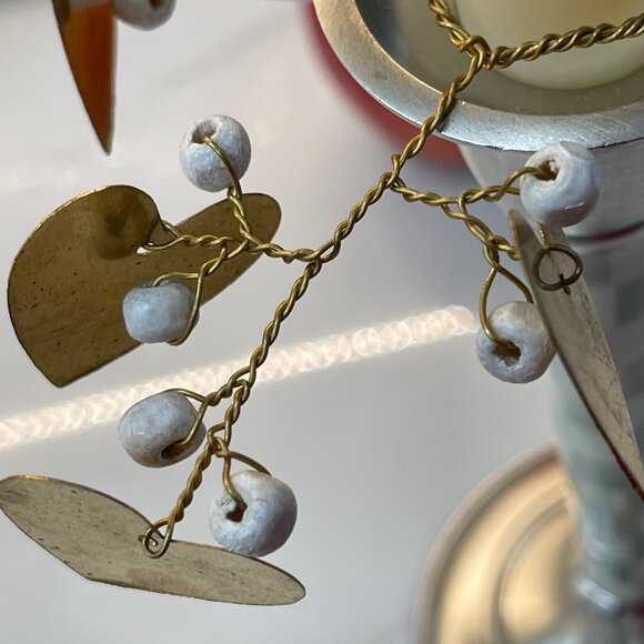 MacKenzie Childs Candle Holder + Anthropologie Copper Cuff + Dripless Candle-NEW - Picture 6 of 16